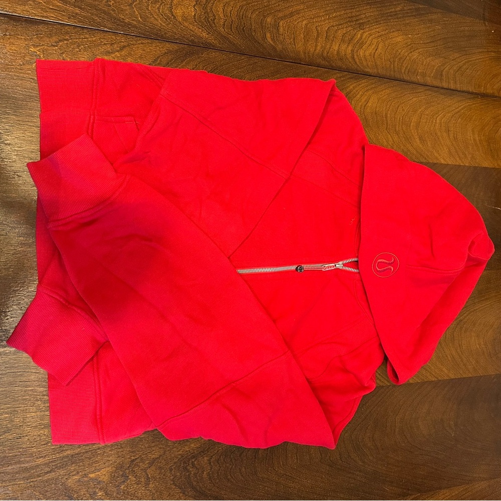 Scuba Oversized Half-Zip Hoodie
